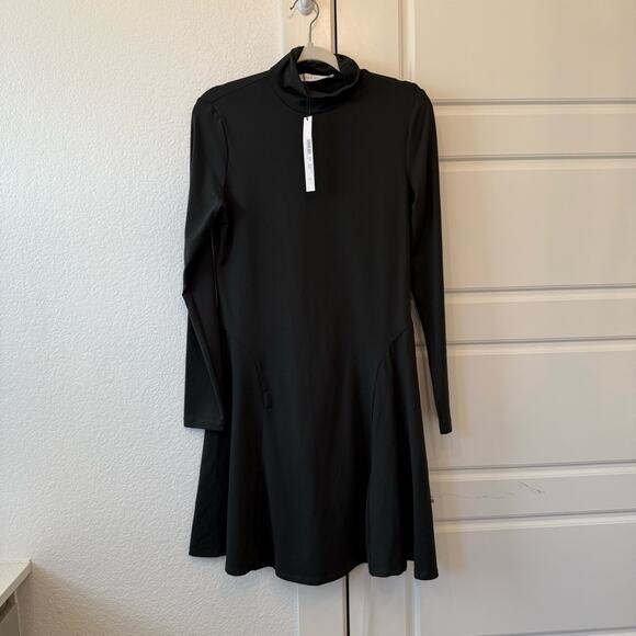 Susana Monaco Fit and Flare Mock Neck Dress - Picture 2 of 7